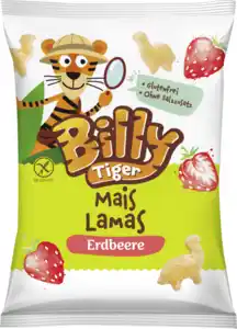 Billy Tiger Mais Lamas Erdbeere, 50 g