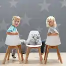 Bild 1 von Kinderstuhl Tibby Weiß Kunststoff/Echtholz, Weiß