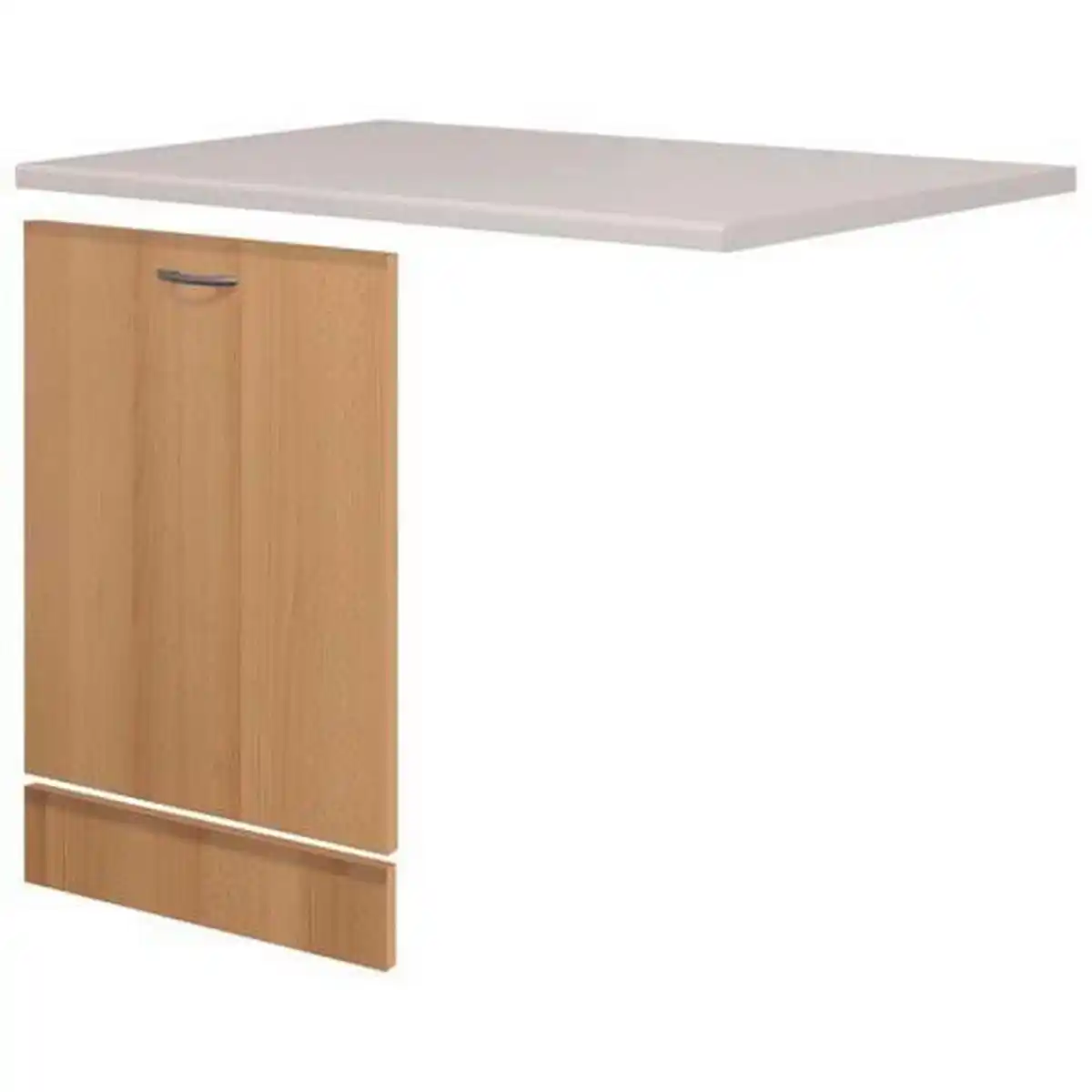 Bild 1 von FlexWell Geschirrspülerfront, Buche, Beige, Holzwerkstoff, 110x85x60 cm, Made in Germany, Küchen, Küchenmöbel, Küchenschränke, Geräteumbauschränke