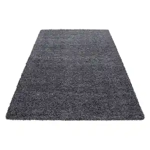 Hochflorteppich Dream Grau ca. 160x230cm, Grau