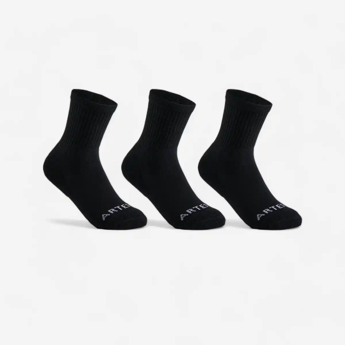 Bild 1 von Kinder Tennissocken High 3er Pack - RS100 schwarz