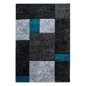 Flachwebeteppich Hawaii Türkis ca. 140x200cm, Türkis