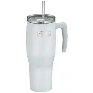 Thermos Thermobecher Refreshing Series, Weiß, Metall, 1,1 L, BPA-frei, doppelwandig, hält warm, kalt, rostfrei, schadstofffrei, Kaffee & Tee, Tassen, Thermobecher