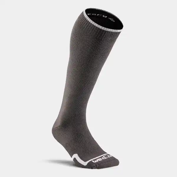 Bild 1 von Skisocken Snowboardsocken Erwachsene - 100 grau