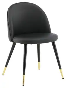 STUHL-SET VELVET, Schwarz