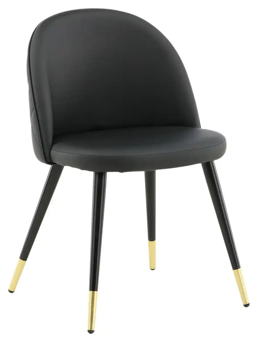 Bild 1 von STUHL-SET VELVET, Schwarz