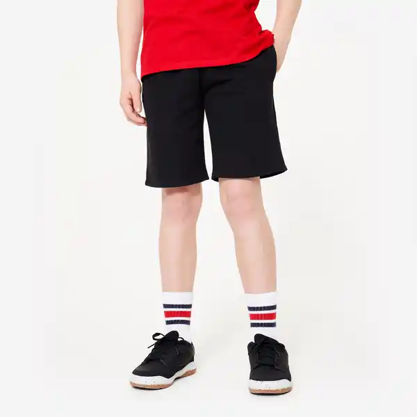 Bild 1 von Shorts Kinder Multisport Baumwolle - schwarz