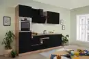 Bild 1 von Küchenblock Premium Schwarz/Eiche B: ca. 270 cm, Eichefarben