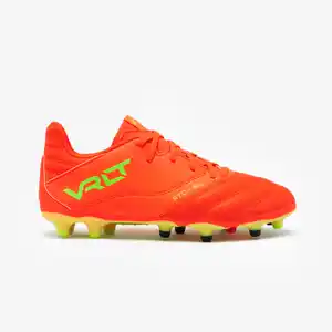 Kinder Fußball Nockenschuhe FG Leder ‒ Viralto II Acid rot