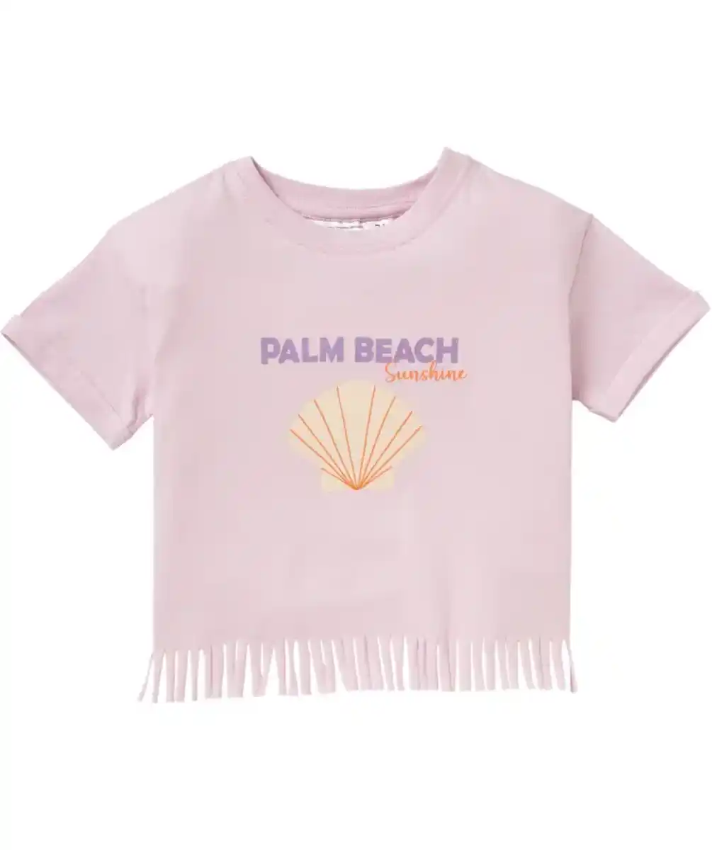 Bild 1 von T-Shirt mit Fransen, flieder