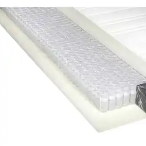 Novel Taschenfederkernmatratze Emotion S60 Hybrid, Weiß, Textil, H3, rechteckig, 100x200 cm, Made in Germany, Härtegradauswahl, Über- und Sondergrößen erhältlich, Bezug abnehmbar/waschbar, Ober