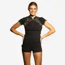 Bild 1 von T-Shirt Aquagym Aquabike Aquawandern Damen - Zia schwarz/khaki