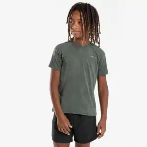Laufshirt kurzarm Kinder nahtlos - TS Light 900 khaki