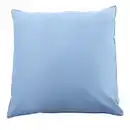 Bild 1 von Ribeco Kopfkissen Leon, Weiß, Hellblau, Textil, Füllung: Federn, 70x90 cm, Made in Germany, Oeko-Tex® Standard 100, Responsible Down Standard (Rds), Downpass, Downafresh®, für Hausstauballergike