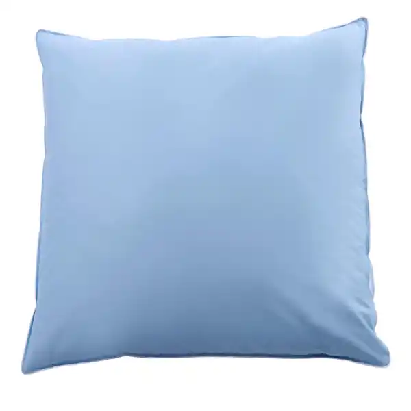 Bild 1 von Ribeco Kopfkissen Leon, Weiß, Hellblau, Textil, Füllung: Federn, 70x90 cm, Made in Germany, Oeko-Tex® Standard 100, Responsible Down Standard (Rds), Downpass, Downafresh®, für Hausstauballergike