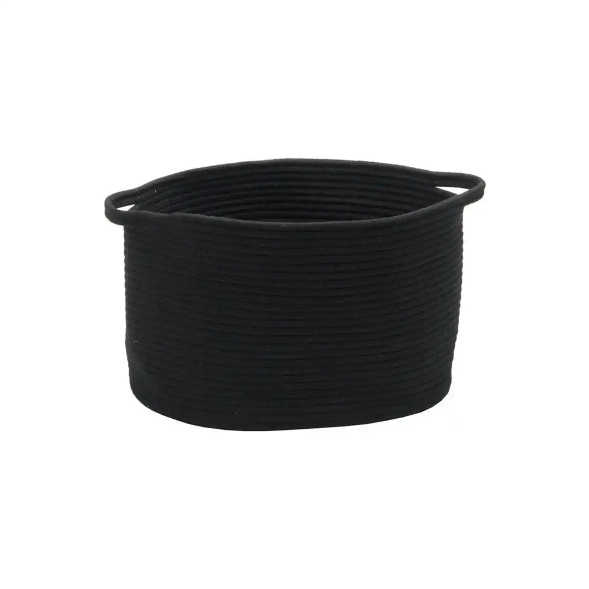 Bild 1 von Aquanova Aufbewahrungskörbchen Rena, Schwarz, Textil, 38x24x27 cm, Ordnen & Aufbewahren, Aufbewahrungskörbe