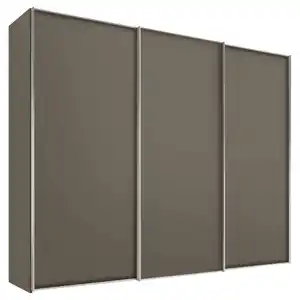 Moderano Schwebetürenschrank Sinfonie Plus, Mokka, Holzwerkstoff, 6 Fächer, 298x222x68 cm, Goldenes M, BQ - Bündnis für Qualität, Made in Germany, Typenauswahl, Beimöbel erhältlich, umfangreic