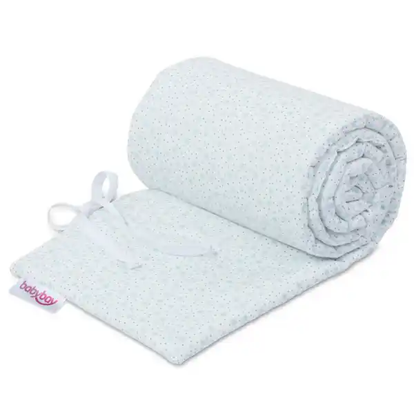 Bild 1 von Babybay Nestchen, Weiß, Textil, Stern, Füllung: Polyester, 24x168 cm, schadstoffgeprüft, Schlafen, Babybett-Ausstattung, Babynestchen, Bettnestchen