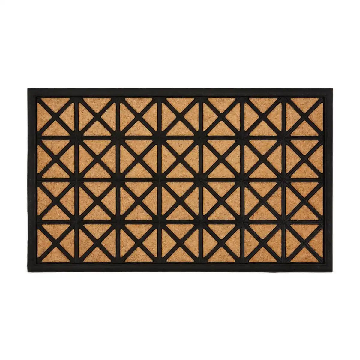 Bild 1 von Esposa FUßMATTE Border Graph, Natur, Kunststoff, Textil, Struktur, rechteckig, 45x75 cm, schmutzabweisend, für Fußbodenheizung geeignet, schützt den Fußboden, Teppiche & Böden, Fuß & Stufenmat