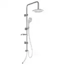 Bild 1 von Xxxl Überkopfbrauseset Dxld60087Cs, Weiß, Chrom, Metall, Kunststoff, 2.2x100.5x34 cm, Badezimmer, Baden & Duschen, Duschköpfe & Duschschläuche
