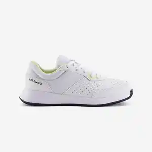 Tennisschuhe Kinder - Essentiel Turnschuhe - weiss/gelb