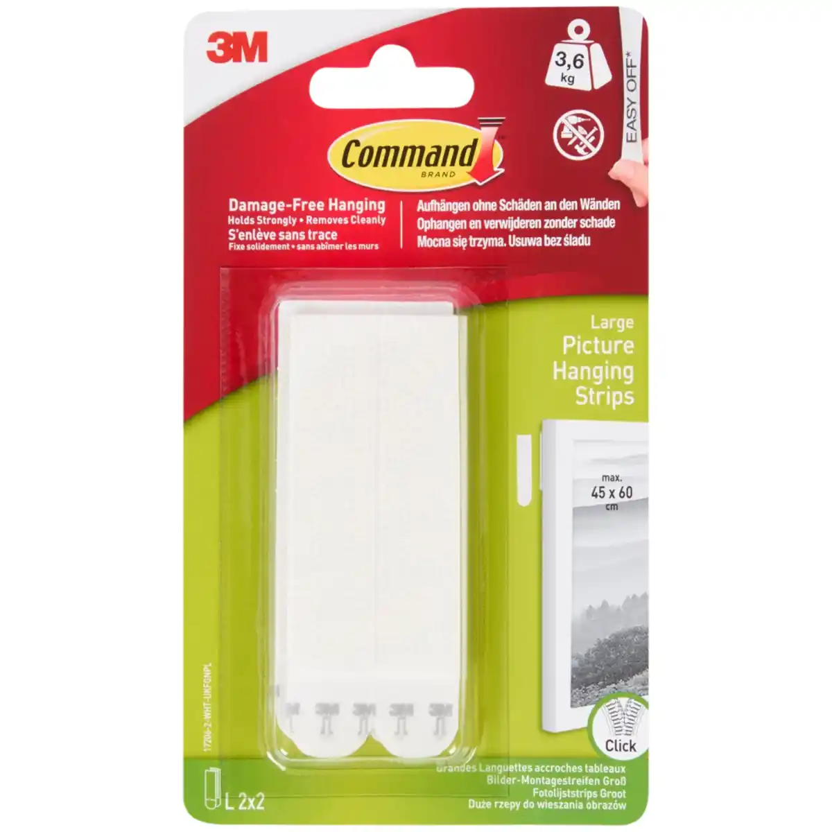 Bild 1 von 3M Command Bilderrahmen-Montagestreifen XL
