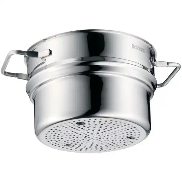 Bild 1 von WMF Dampfeinsatz, Edelstahl, Metall, rund, backofengeeignet, hitzebeständig, rostfrei, gelocht, Kochen, Küchenhelfer