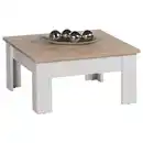 Bild 1 von Livetastic Couchtisch, Weiß, Eiche, Lärche, Holzwerkstoff, 1 Schubladen, eckig, 78x40x78 cm, Stauraum, Wohnzimmer, Wohnzimmertische, Couchtische, Couchtische mit Stauraum