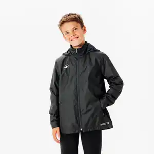 Kinder Fußball Regenjacke - Viralto Club schwarz