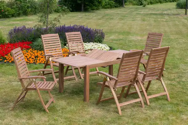 Bild 1 von Gartentisch Paraiba Akazie ausziehbar ca. 150x74,5x90cm, Akaziefarben