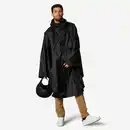 Bild 1 von Fahrrad-Poncho Regenponcho City-Bike 100 schwarz