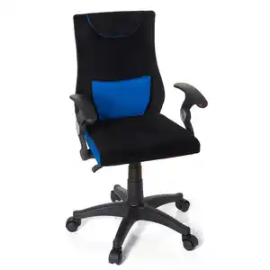 Jugenddrehstuhl Kiddy Pro Al ca. 50x87-97x40cm Schwarz,Blau, Blau, Schwarz
