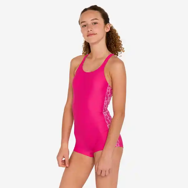 Bild 1 von Badeanzug Shorty Mädchen - 100 Vega Ataa pink