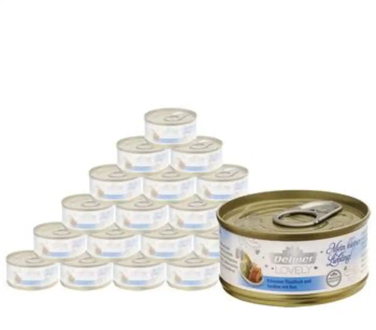 Bild 1 von Dehner Premium Lovely Nassfutter für Katzen Mein kleiner Liebling!, 24 x 70 g