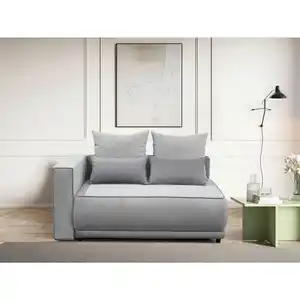 Mid.you Récamiere Iga, Grau, Textil, Füllung: Schaumstoff, 168x73x99 cm, Made in EU, Wohnzimmer, Sofas & Couches, Sofas, Recamieren