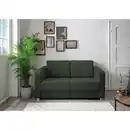 Bild 1 von Livetastic Schlafsofa Mia, Dunkelgrün, Textil, Uni, 2-Sitzer, 159x88x87 cm, Made in EU, Stoffauswahl, Liegefunktion, einzeln ausziehbar, Rücken echt, Kinder- & Jugendzimmer, Jugendmöbel, Jugendsof