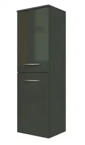 Midischrank Florida in Grau, Graphitfarben, Grau