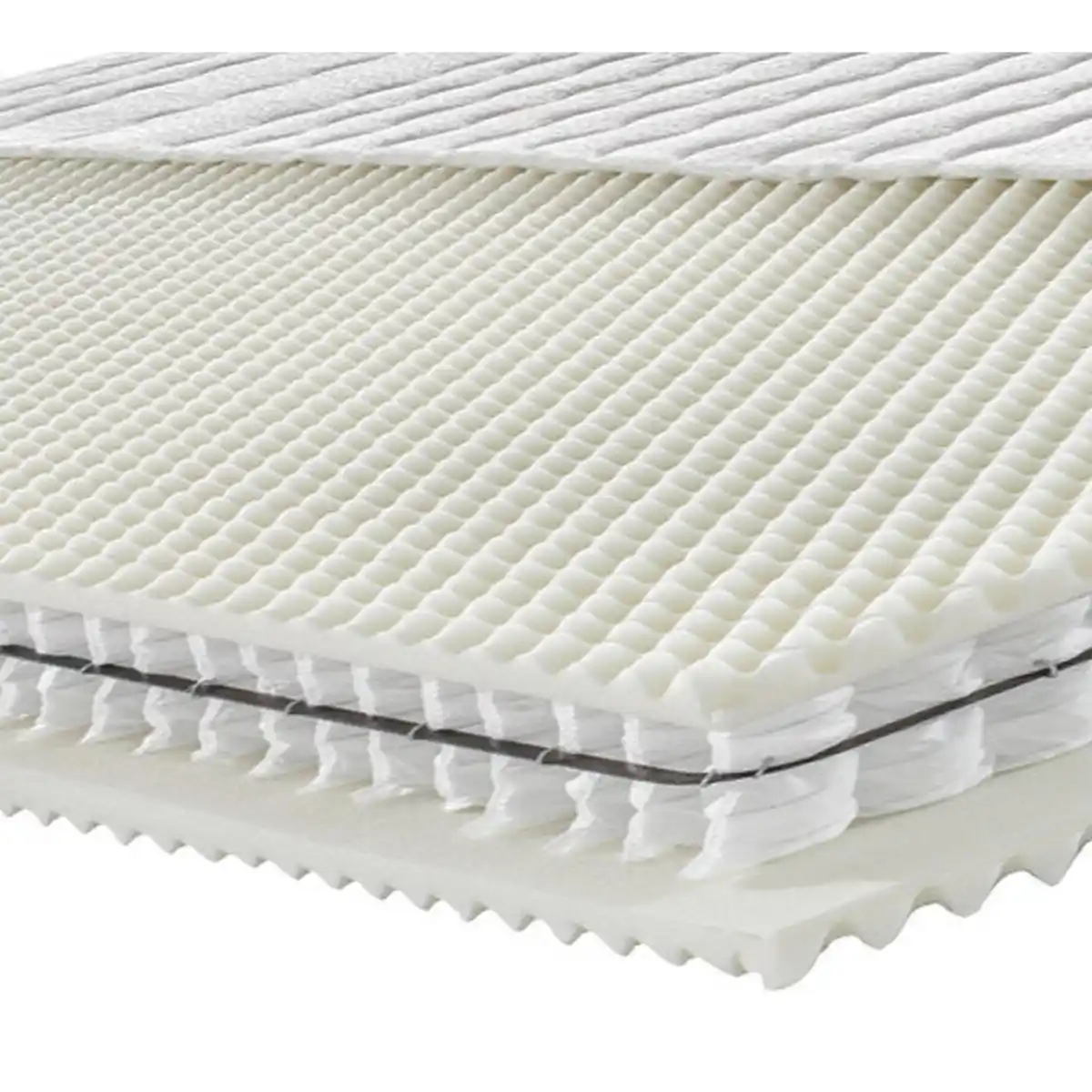 Bild 1 von Novel Taschenfederkernmatratze Ortho Star Plus, Weiß, Textil, H3, 90x190 cm, Made in Germany, Oeko-Tex® Standard 100, Härtegradauswahl, Über- und Sondergrößen erhältlich, Bezug abnehmbar/wasch