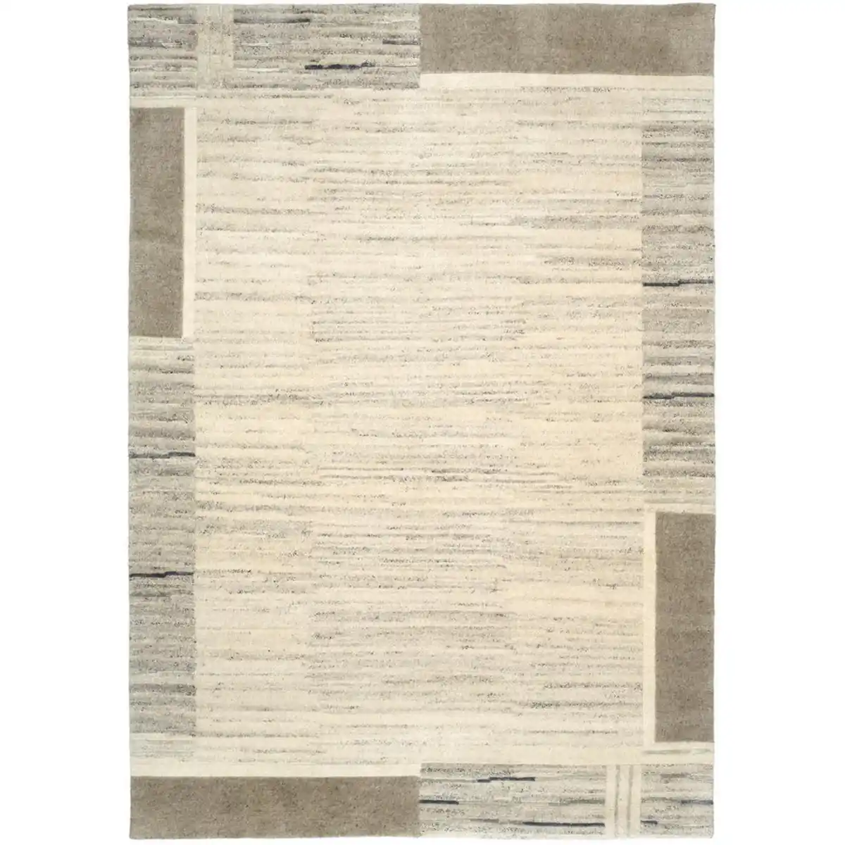 Bild 1 von Cazaris Orientteppich Pavitra, Grau, Textil, Uni, rechteckig, 70x140 cm, für Fußbodenheizung geeignet, Teppiche & Böden, Teppiche, Orientteppiche