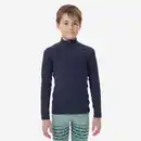 Bild 1 von Skiunterhemd Kinder warm 1/2-Reissverschluss - BL500 blau