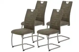 SCHWINGSTUHL-SET Ulla S Schlammfarben, Schlammfarben