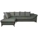 Bild 1 von Carryhome Ecksofa, Anthrazit, Textil, 3-Sitzer, Füllung: Schaumstoff, Ottomane links, L-Form, 274x194 cm, Liegefunktion, Rücken echt, Wohnzimmer, Sofas & Couches, Wohnlandschaften, Ecksofas