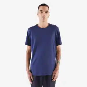 Laufshirt kurzarm Herren atmungsaktiv - Run 100 Dry dunkelblau