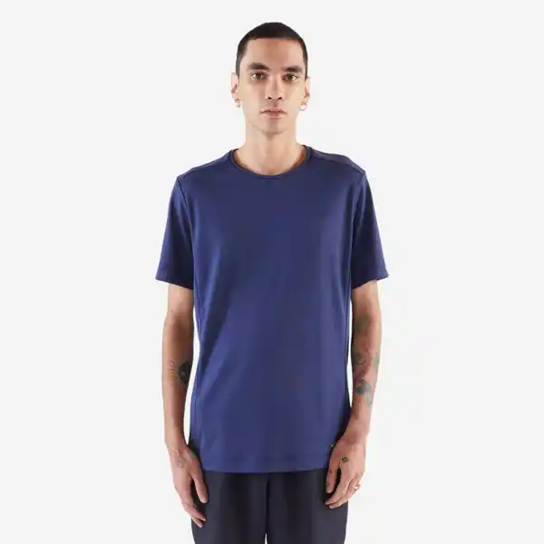 Bild 1 von Laufshirt kurzarm Herren atmungsaktiv - Run 100 Dry dunkelblau