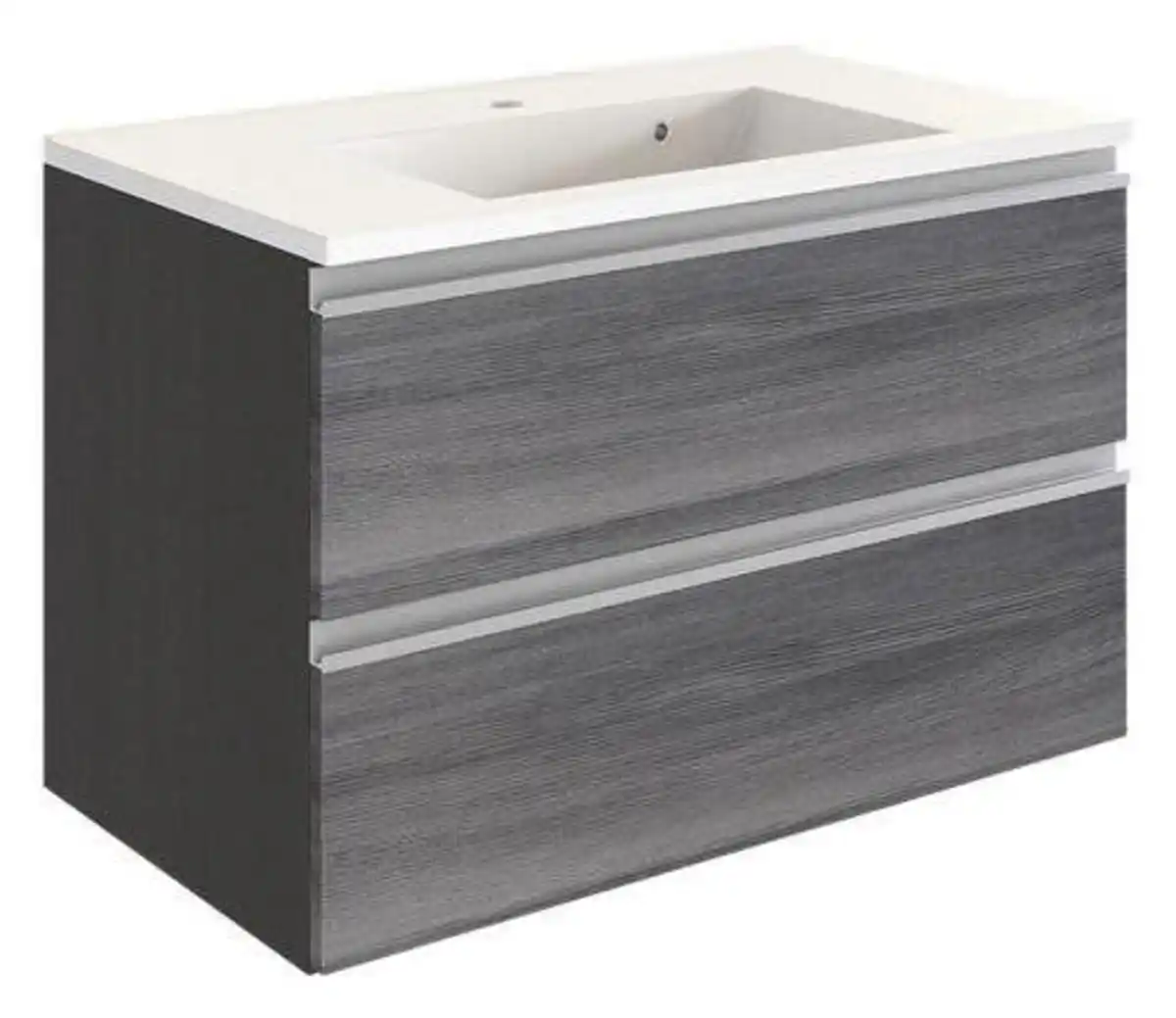 Bild 1 von Waschtischkombi in Grau 'Arezzo', Silbereichenfarben