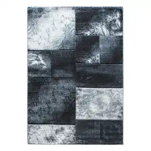 Flachwebeteppich Hawaii Grau ca. 140x200cm, Grau