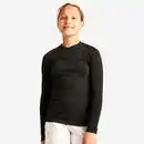 Bild 1 von Kinder Fußball Funktionsshirt langarm Wärmekomfort ‒ Keepdry 500 schwarz