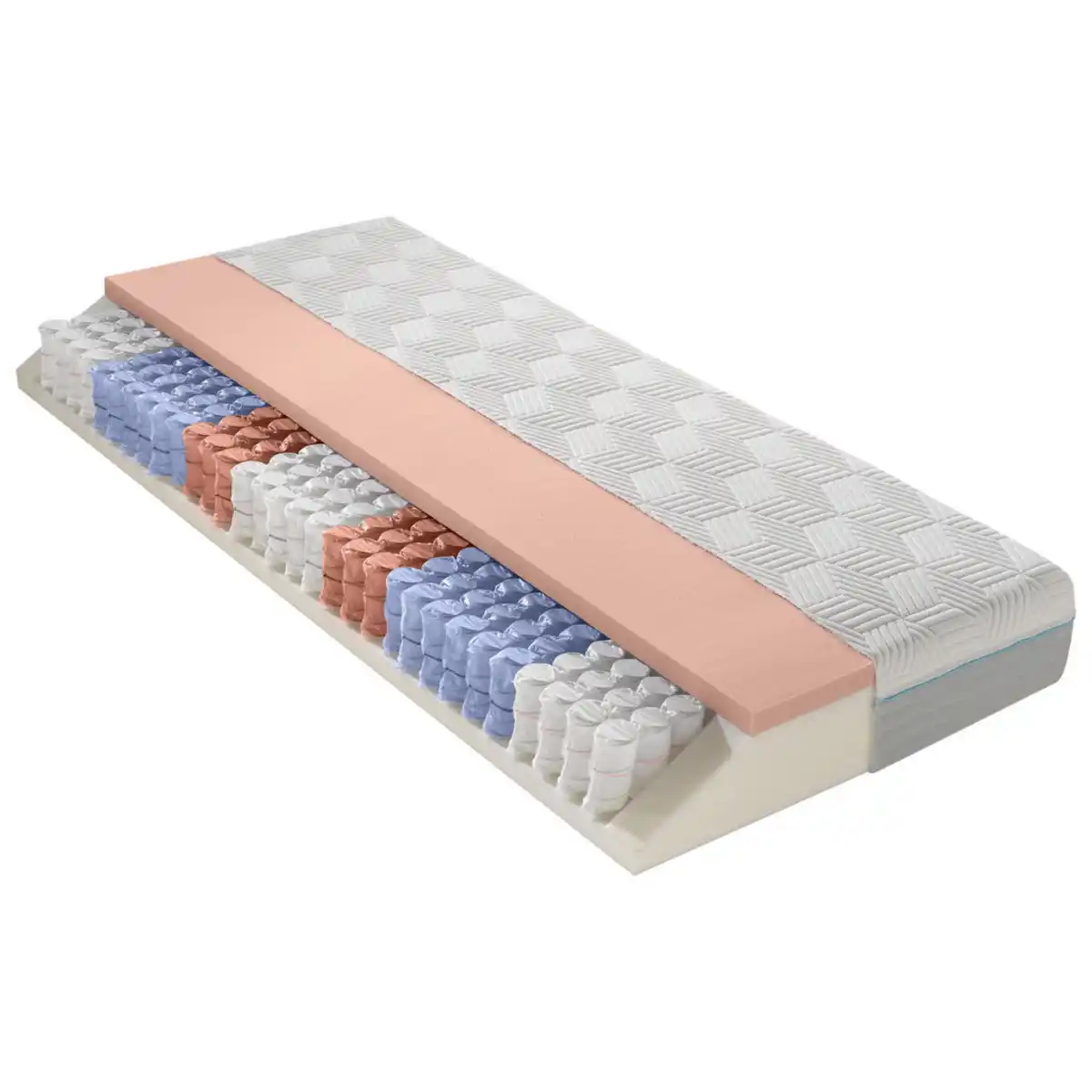 Bild 1 von Dieter Knoll Gel-Taschenfederkernmatratze, Weiß, Textil, H2, rechteckig, 120x200 cm, Austria Gütezeichen, Made in Austria, Oeko-Tex® Standard 100, Qualität aus Österreich, Über- und Sondergrö