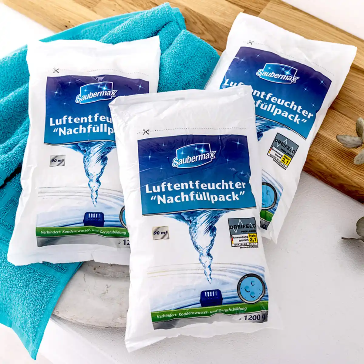 Bild 1 von Saubermax Luftentfeuchter "Nachfüllpack" 3er