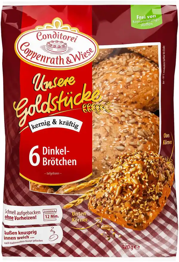 Bild 1 von COPPENRATH & WIESE Unsere Goldstücke, 6 St. = 420-g-Packg.